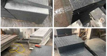 开封 芝麻黑地铺石材