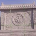 开封 芝麻白花岗岩屏风，照壁，影壁