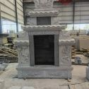 开封 芝麻灰高档墓碑、土墓，一套也支持定做