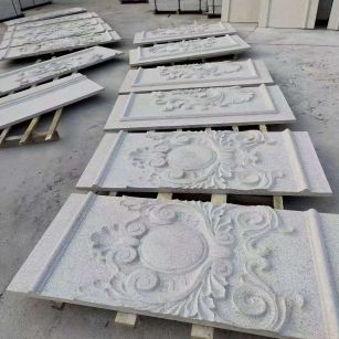 开封 芝麻白干挂雕花板