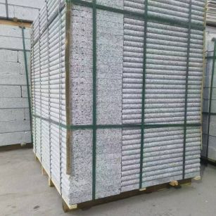 开封 芙蓉白3公分厚磨圆边、拉槽，楼梯踏步