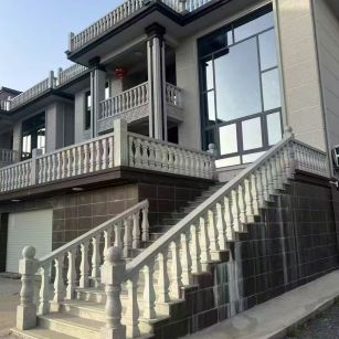 开封 芝麻白别墅阳台栏杆，楼梯栏杆