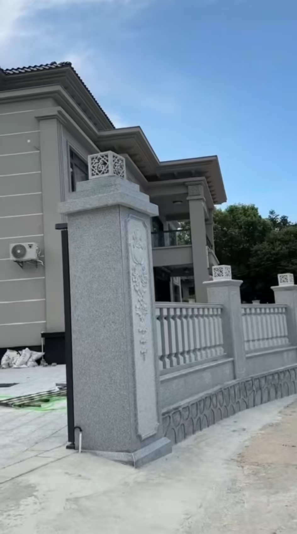 开封 芝麻白别墅围墙栏杆，私人订制