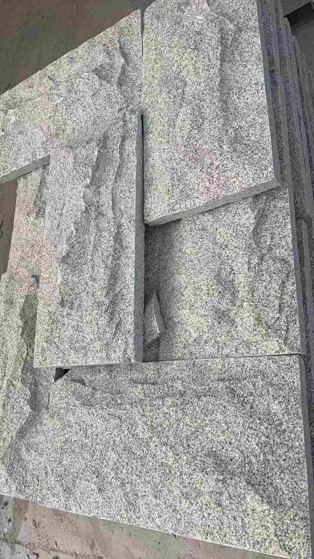 开封 芝麻白自然面花岗岩成品板