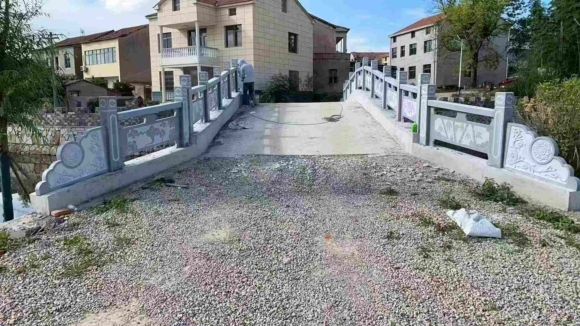 开封 芝麻灰花岗岩桥栏杆